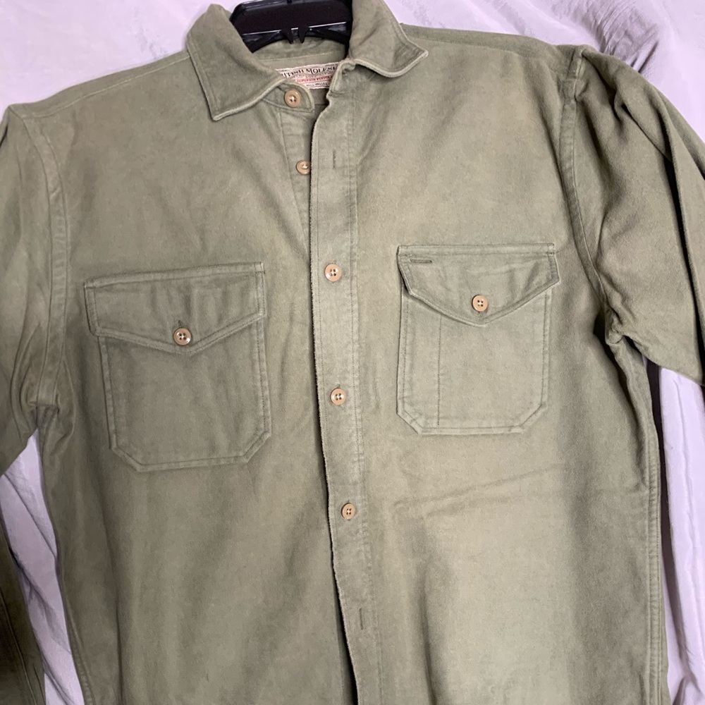 British Moleskin Olive Green Jacket